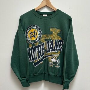 Vintage 90s Notre Dame Collegiate Sweater